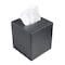 Dacasso Black Leatherette Tissue Box Cover AG-1337 - alternate 1